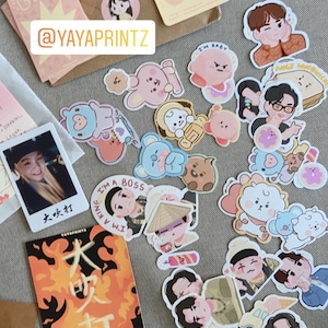 bts dynamite sticker packsticker sheet journal stickers etsy