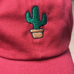 CACTUS Baseball Hat Embroidered Dad Cap 