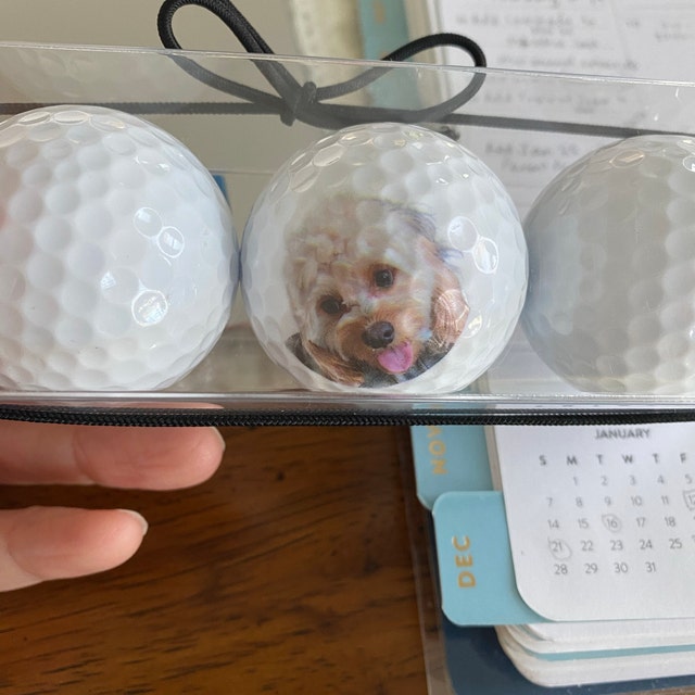 Dog Face Golf Balls Holiday Gift or Stocking Stuffer for Dog Lovers and Golf Enthusiasts Perfect Gift for Pet Owners Golfers Dog Dads Etsy