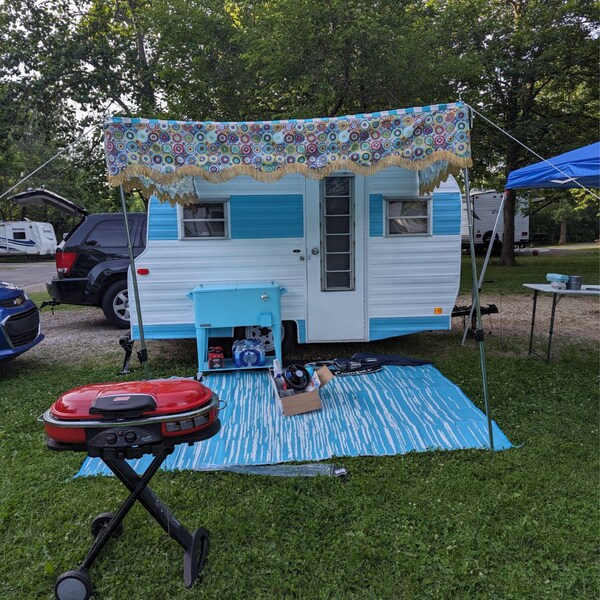 Custom Retro Camper Canopy Sun Shades - Etsy