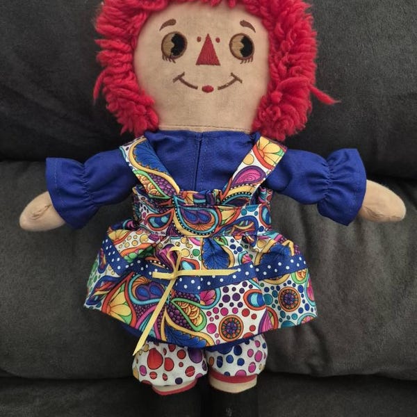 Raggedy Ann Doll Clothes for Rag Doll Outfit for 10 To12 Inch Rag Dolls ...