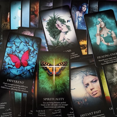 BUTTERFLY Wings of Wisdom Oracle Deck 80 Cards - Etsy