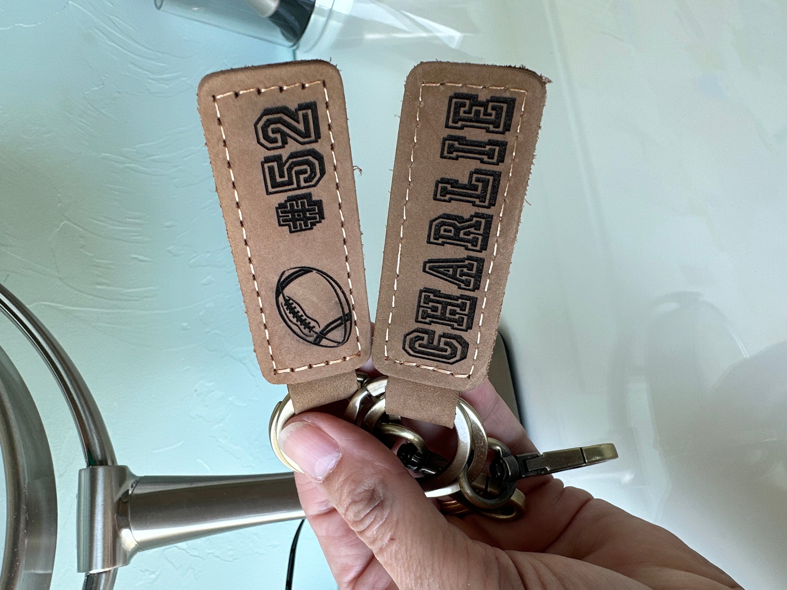 FOOTBALL KEYCHAIN, CHRISTMAS Gift