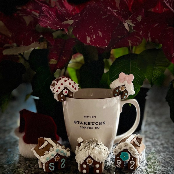 Mini Gingerbread House Cookie Cutter Mug Topper Etsy Mini gingerbread house cookie cutter mug topper etsy