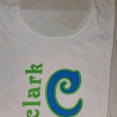 Blake Applique Monogram Set Uppercase Letters 2 3 4 Machine Embroidery ...