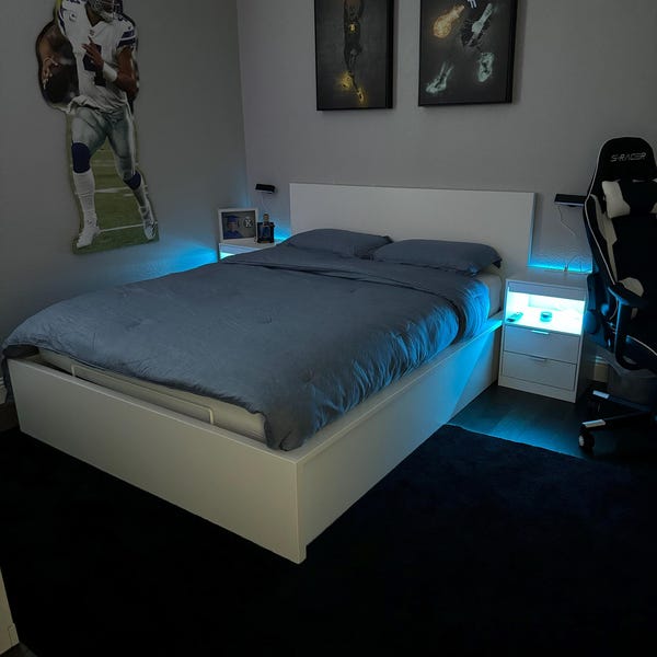 Custom Dallas Cowboys Digital Download Neon Jersey Art Personalized NFL