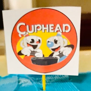 Pdf Cuphead Theme Party Cupcake Toppers Pack of 30 PDF PRINTABLES - Etsy