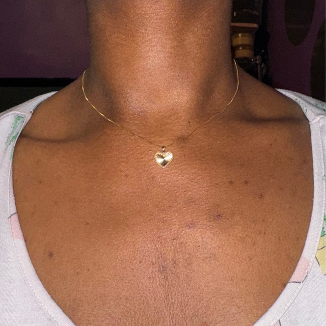 14k Solid Yellow Gold Shiny Box Chain Necklace 13 14k Solid Yellow Gold Shiny Box Chain Necklace 13