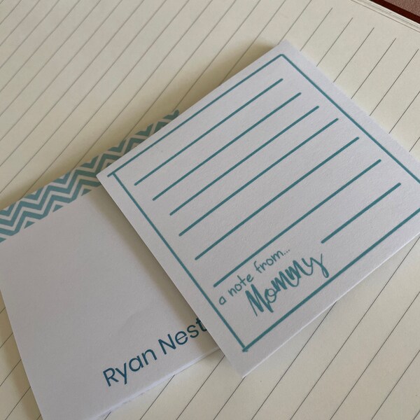 Personalized Sticky Notes With Custom Name // 3