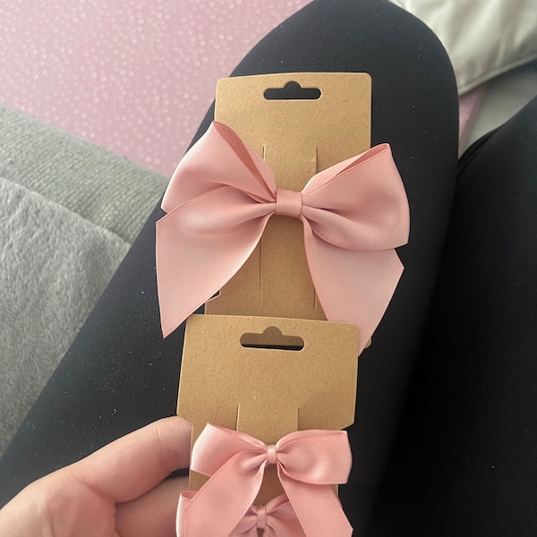 Pink - Handmade Women's Bow Hair Clip 40