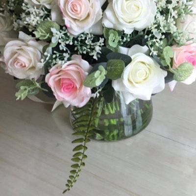 Faux Tulip Arrangement Real Touch Flowers Large Floral - Etsy UK