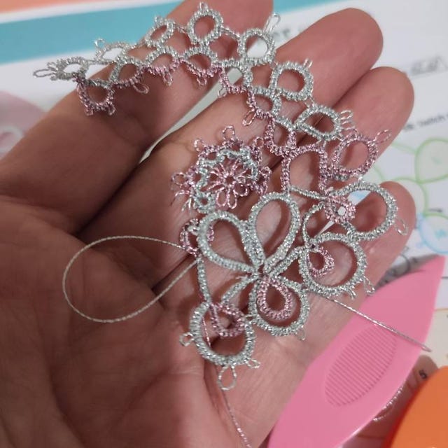 蓮の花、タティングレース デジタルパターン - Etsy 日本