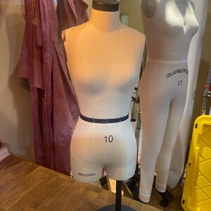 Female Size 10 Half Scale Dress Form: Adjustable Height Sewing