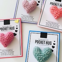 PRINTABLE Pocket Hug Tags - Digital PDF - DIY Packaging, Backing and ...