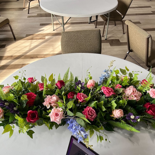 Fielegen Ghirlanda Di Rose Artificiali Con 20 Luci LED - 2,2 Metri - Alimentazione A Batteria - Per Matrimoni, San Valentino E Casa