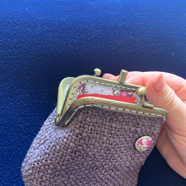 Porte Monnaie Oyachic Porte-Monnaie Double Fermoir Kiss-Lock