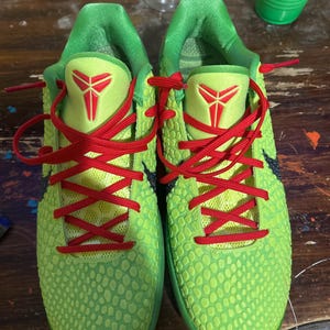 Kobe KB 6 VI「リバースグリンチ」用 薄型フラットレース 交換用靴ひも