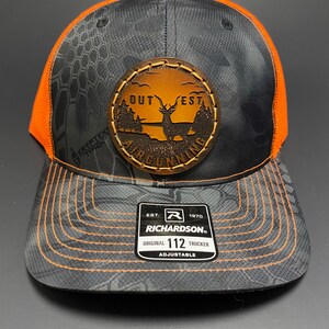 Custom Leather Patch Hat Richardson 115 