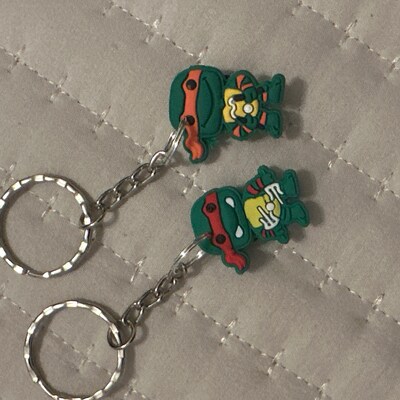 Power Rangers Keyrings/keychains Cartoon Cute Emo Kids Goth - Etsy
