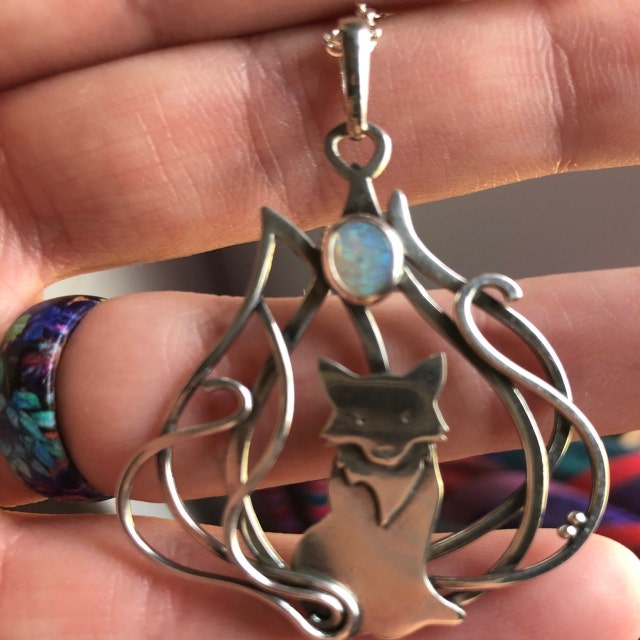 Silver Pendant Kitsune Japan Fox Necklace Totem Animal - Etsy Silver Pendant Kitsune Japan Fox Necklace Totem Animal - Etsy