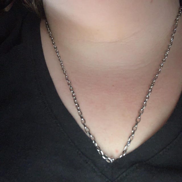 Silver Chain Necklace, UNISEX Chain, Stainless Steel Chain