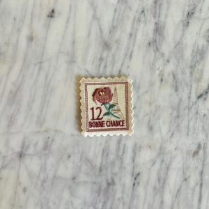 Vintage Stamps Iron On Patch,French Stamps, Embroidered Iron On Patch,Cool Patches, High quality Patch,Gift Idea,Fashion 2 Inch Iron patch