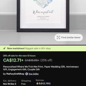 Carley added a photo of their purchase