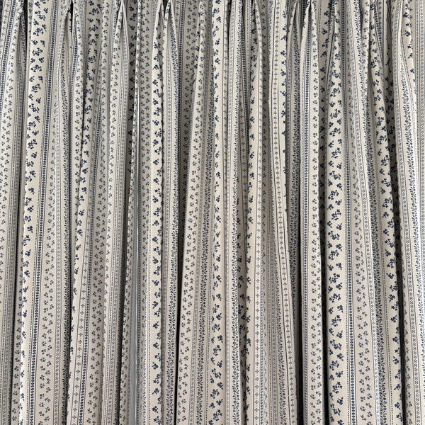 Modern Vintage Copper Brown Circles Pattern Linen Cotton Curtain ...