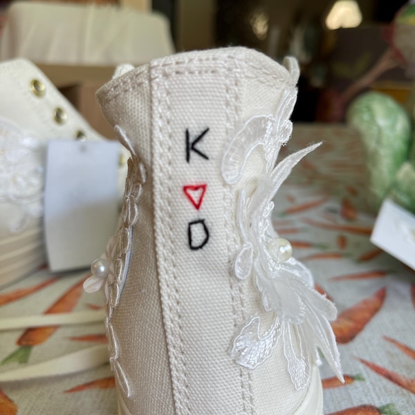 bride converse high tops