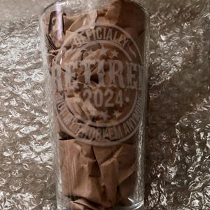 Happy Retirement - Custom Pint Glass Engraved Beer Glass - Personalized Retirement Gifts for Him, Gifts for Her