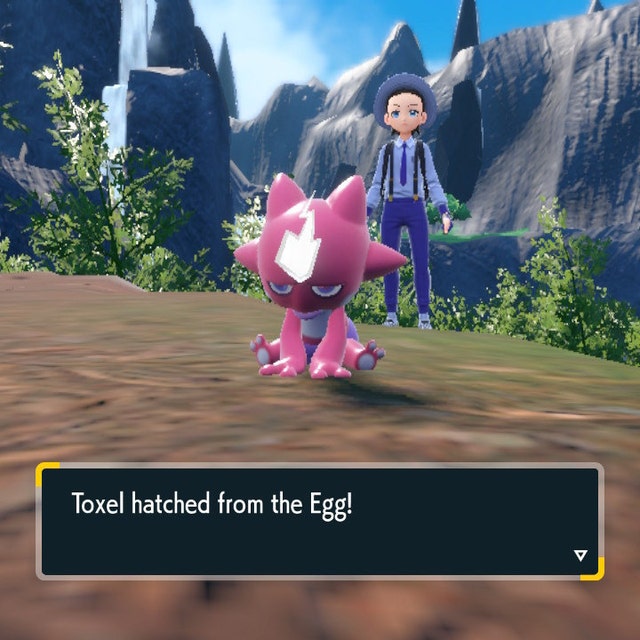 After almost 3 weeks of hunting, I finally found an adorable Shiny Toxel. :  r/PokemonSwordAndShield