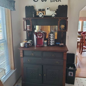 Coffee Bar Script Metal Sign Home Coffee Area Wall Décor Steel Script ...