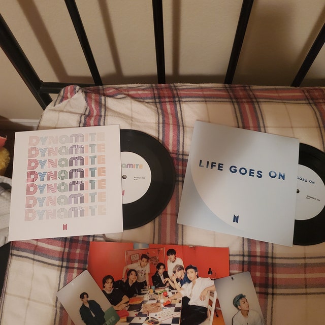 BTS BE | Dynamite| Life Goes on Vinyl 7