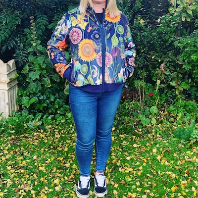 Women's Ollie Bomber Jacket PDF Sewing Pattern - Etsy