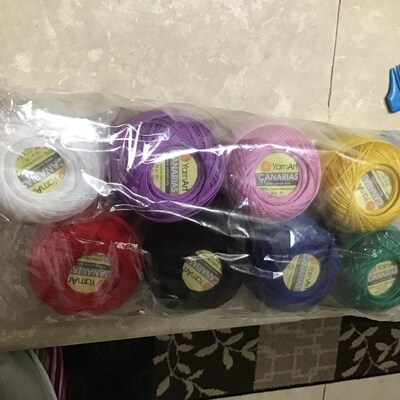 Yarn Yarnart Canarias Yarn 100% Cotton Yarn Mercerized Cotton Sling ...