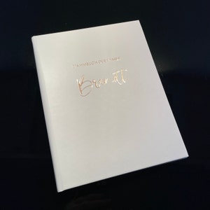 Kuss-Buch Für Den Junggesellinnenabschied – Gästebuch-Alternative Mit Rotgoldenem Stift
