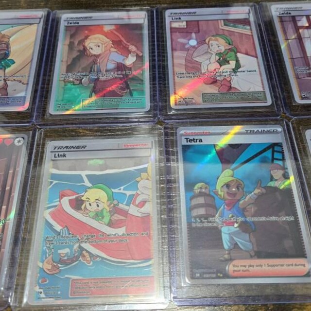 zelda pokemon cards What do you think of this Legend of Zelda x Pokemon card?