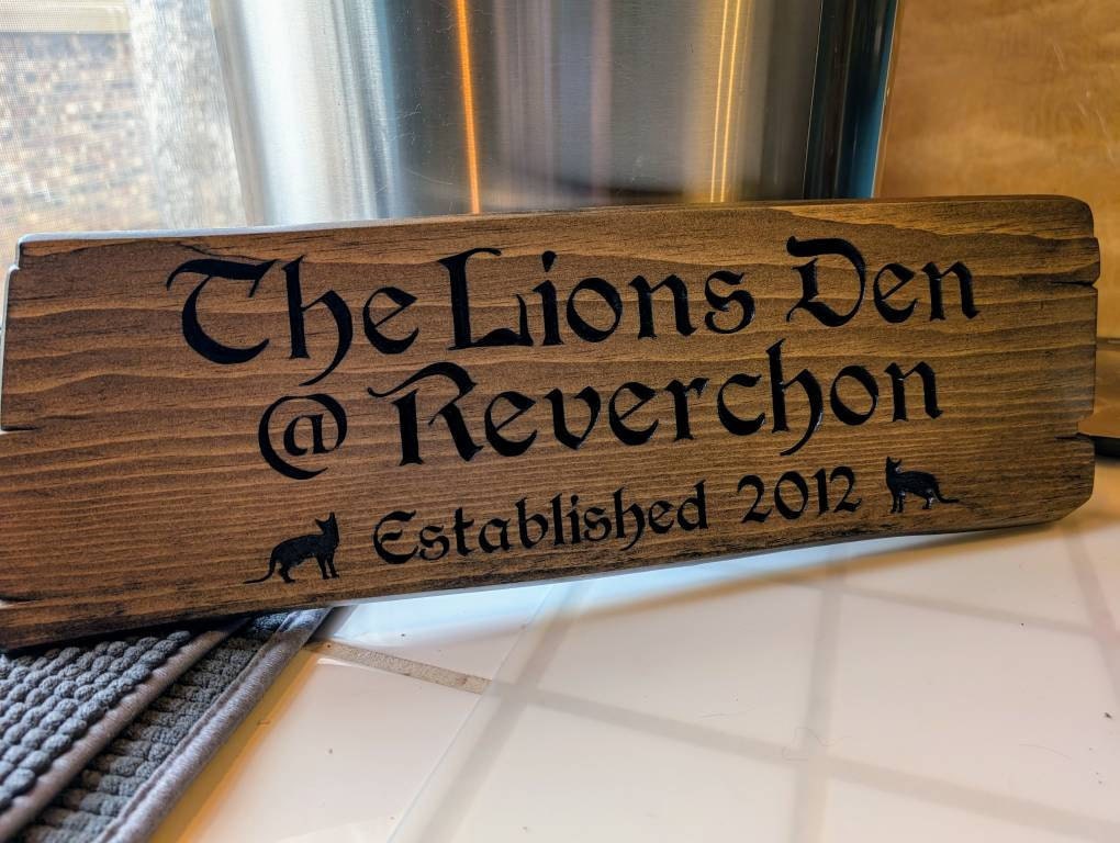 Personalized Carved Wood Sign: Rustic Outdoor Decor