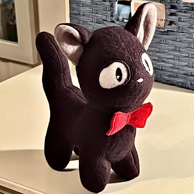 Jiji Gigi Kiki's Cat Fleece Plush Plushie Soft Toy - Etsy