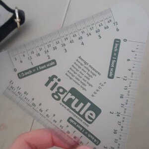 Dollhouse Miniature Scale Ruler / Converter Automatic Measuring Tool ...