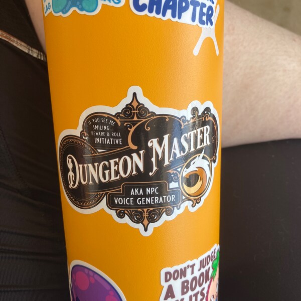 Dungeons and Dragons Dungeon Master Sticker, TTRPG D&D DM Gift, Dnd ...