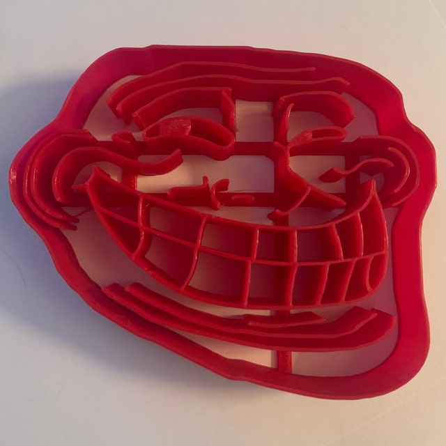 STL file Trollface meme cookie cutter 🍪・3D printer design to download・Cults