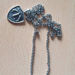 Collana Con Ciondolo Stemma Di Famiglia - Argento Sterling - Ispirato A Vampire Diaries / Hope Mikaelson