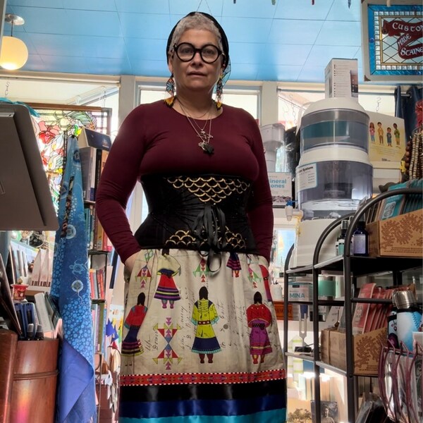 Black Cow Hyde Ribbon Skirt - Etsy