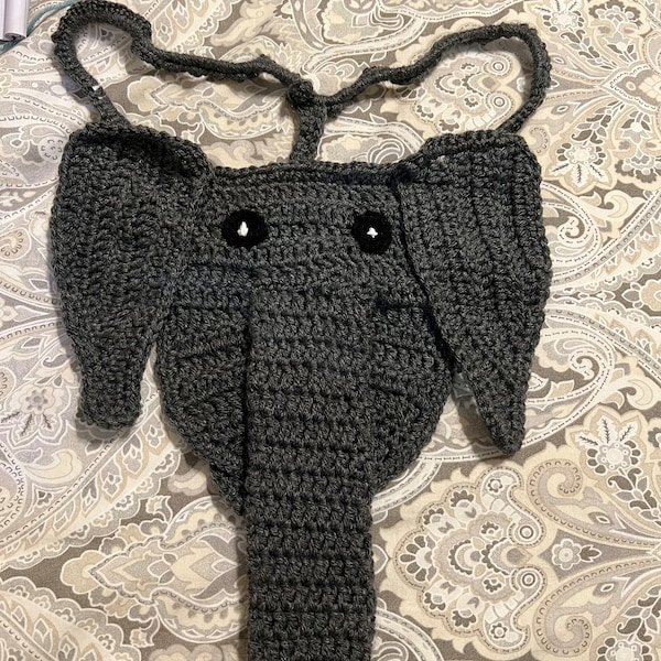 Crochet Men s Thong Pattern PDF Elephant Thong Digital Download Etsy