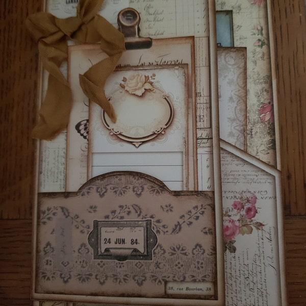 Junk Journal, Journal Toppers, No. 1, Folio, Folder, Neutral, Journal ...