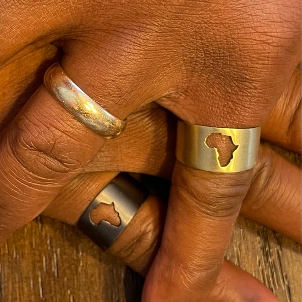 African Ring, Map of Africa, African Jewelry, African Inspired, Africa ...