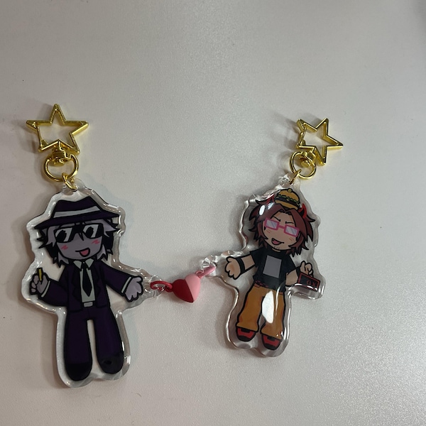 FORSAKEN Acrylic Keychains Magnetic 3'' - Roblox Chance Itrapped 007n7 ...