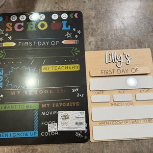 Back to School Sign, First Day of School Sign, Last Day of School Sign ...