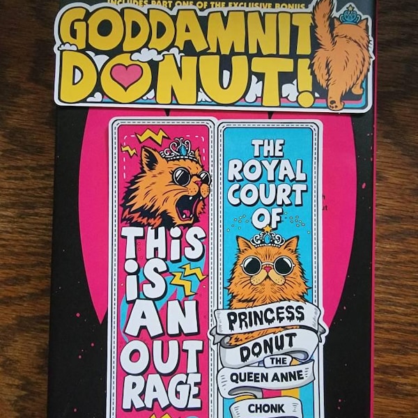 Dungeon Crawler Carl Bookmark Set, Princess Donut Quotes With Art, DCC ...